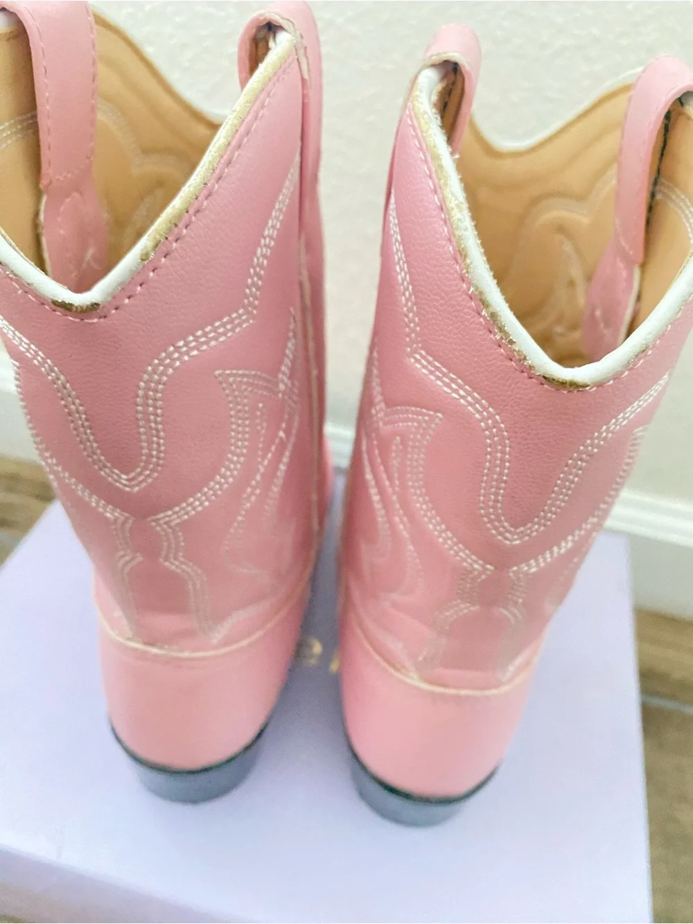 Durango Pink Kids Western Cowboy Boots